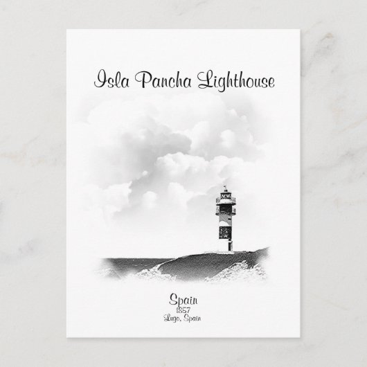 CARTE POSTALE PHARE D'ISLA PANCHA, ESPAGNE (Devant)