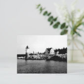 Carte Postale Phare d'Isle Au Haut (Debout devant)