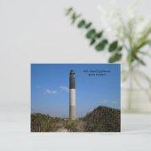 Carte Postale Phare d'Oak Island, Caroline du Nord (Debout devant)
