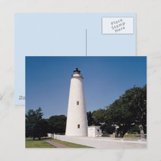 Carte Postale Phare d'Ocracoke (Devant / Derrière)