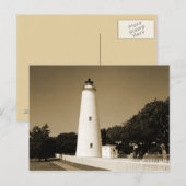 Carte Postale Phare d'Ocracoke (Devant / Derrière)