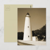 Carte Postale Phare d'Ocracoke (Devant / Derrière)