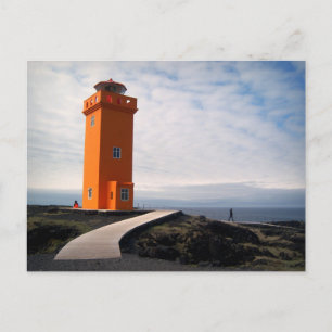 Carte Postale Phare d'Orange, Islande
