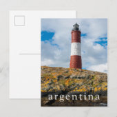 Carte Postale Phare du canal Beagle (Devant / Derrière)