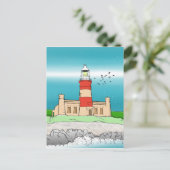 Carte Postale Phare du Cap Agulhas (Debout devant)