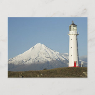 Carte Postale Phare du Cap Egmont et Mont Taranaki / Mt