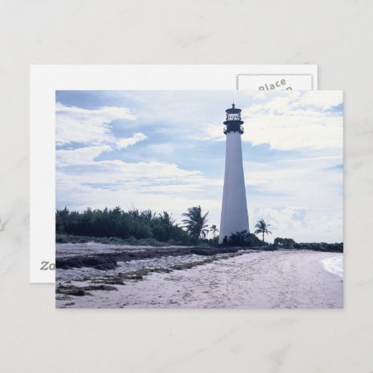 Carte Postale Phare du Cap Florida (Devant / Derrière)