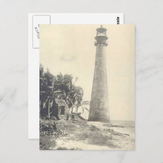 Carte Postale Phare du Cap Florida (Devant / Derrière)