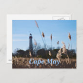 Carte Postale Phare du cap May (Devant / Derrière)