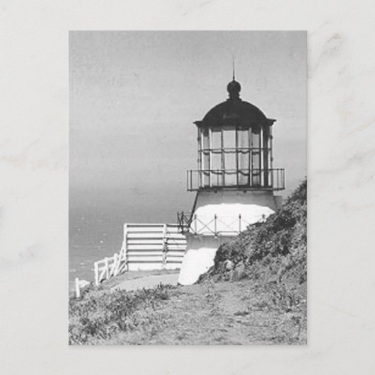 Carte Postale Phare du Cap Mendocino (Devant)