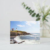Carte Postale Phare du Cap Neddick "Nubble" dans le Maine (Debout devant)