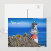 Carte Postale Phare du Cap Palliser Nouvelle-Zélande (Devant / Derrière)