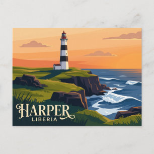 Carte Postale Phare du cap Palmas Liberia