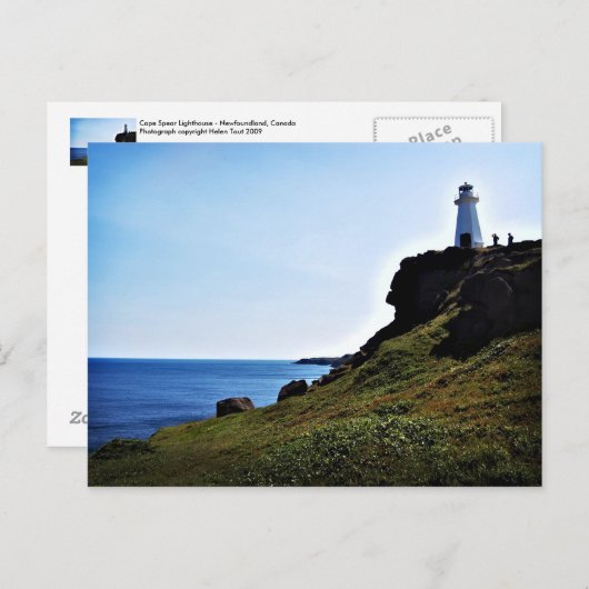 Carte Postale Phare du cap Spear (Devant / Derrière)