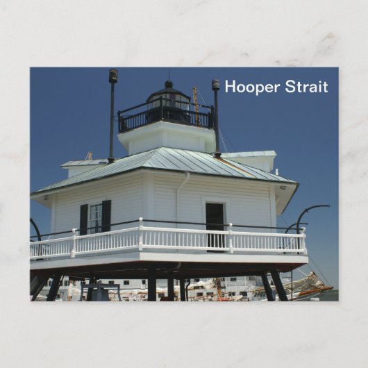 Carte Postale Phare du détroit de Hooper (Devant)