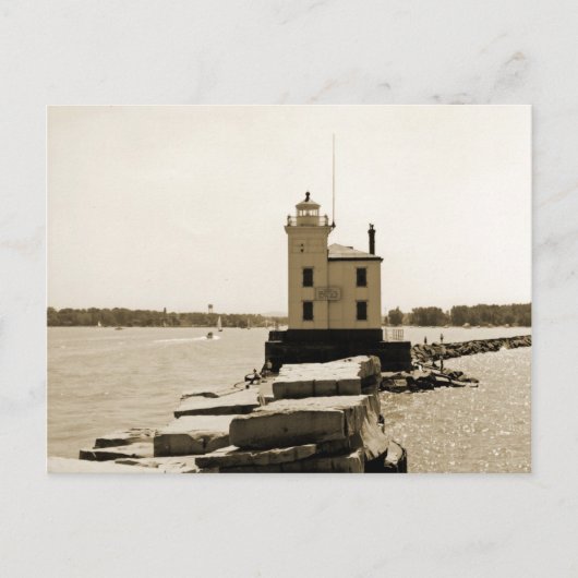 Carte Postale Phare du lac Érié (Devant)
