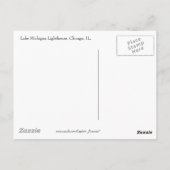 Carte Postale Phare du lac Michigan (Dos)