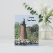 Carte Postale Phare du lac Tohopekaliga Floride (Debout devant)