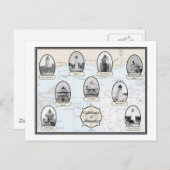 Carte Postale Phare du Mississippi (Devant / Derrière)