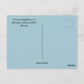 Carte Postale Phare du parc national de Biscayne (Dos)