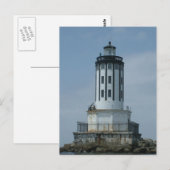 Carte Postale Phare du port de Los Angeles (Devant / Derrière)