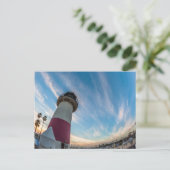 Carte Postale Phare du port océanique (Debout devant)