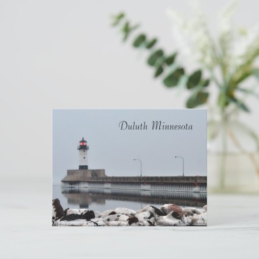 Carte Postale Phare Duluth Minnesota (Debout devant)