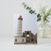Carte Postale Phare et abbaye de la Pointe Saint Mathieu (Debout devant)