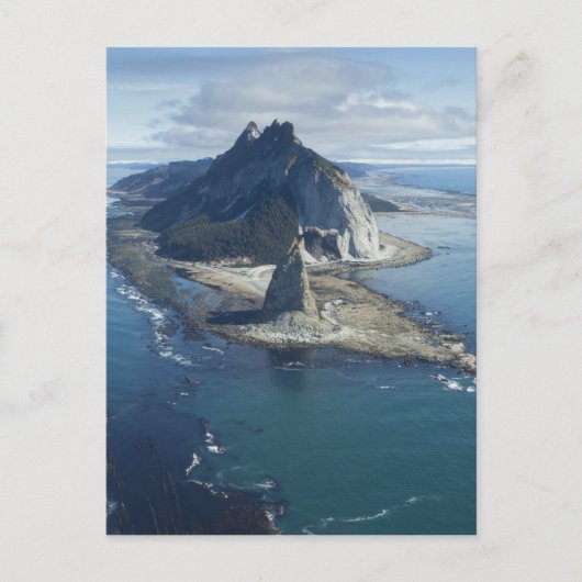 Carte Postale Phare et pinacle rocheux au cap St. Elias (Devant)