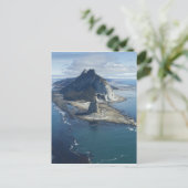 Carte Postale Phare et pinacle rocheux au cap St. Elias (Debout devant)