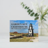 Carte Postale Phare Garden Key, Tortugas Sec, Floride (Debout devant)