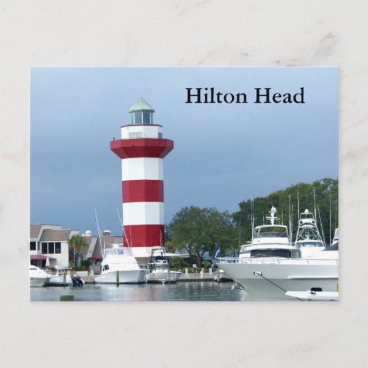 Carte Postale Phare Hilton Head (Devant)
