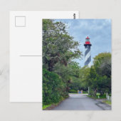 Carte Postale Phare historique de St. Augustine (Devant / Derrière)