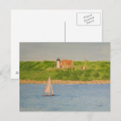 Carte Postale Phare II de point de Nobska (Devant / Derrière)