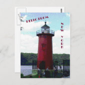 Carte Postale Phare Little Red (Devant / Derrière)