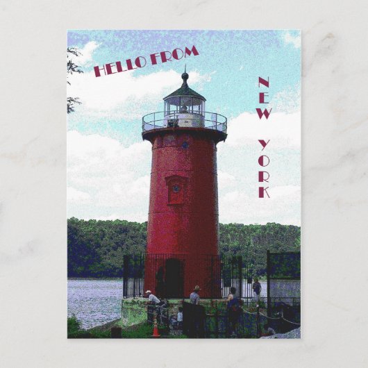 Carte Postale Phare Little Red (Devant)