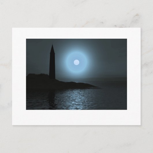 Carte Postale Phare Lune1 (Devant)