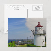 Carte postale Phare Newburyport Harbour Range Avan (Devant / Derrière)