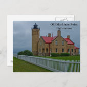 Carte Postale Phare Old Mackinac Point (Devant / Derrière)