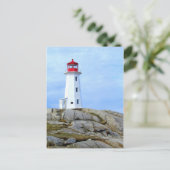 Carte Postale Phare, Peggy's Cove, NS (Debout devant)
