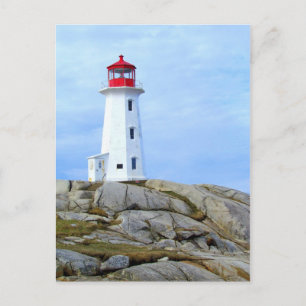 Carte Postale Phare, Peggy's Cove, NS