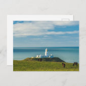 Carte Postale Phare | Pembrokeshire Strumble Head Wales (Devant / Derrière)