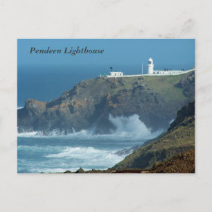 Carte Postale Phare Pendeen Cornwall Angleterre Photo
