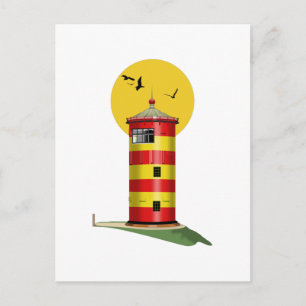 Carte Postale Phare Pilsum Allemagne