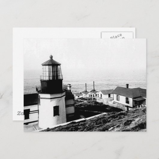 Carte Postale Phare Point Conception (Devant / Derrière)