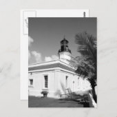 Carte Postale Phare, Porto Rico (Devant / Derrière)