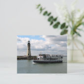 Carte Postale Phare principal de Miss Buffalo et Buffalo (Debout devant)