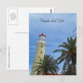 Carte Postale phare punta del este (Devant / Derrière)