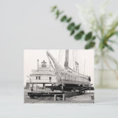 Carte Postale Phare & Skipjack (Debout devant)