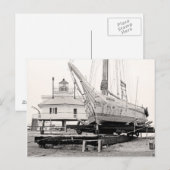 Carte Postale Phare & Skipjack (Devant / Derrière)